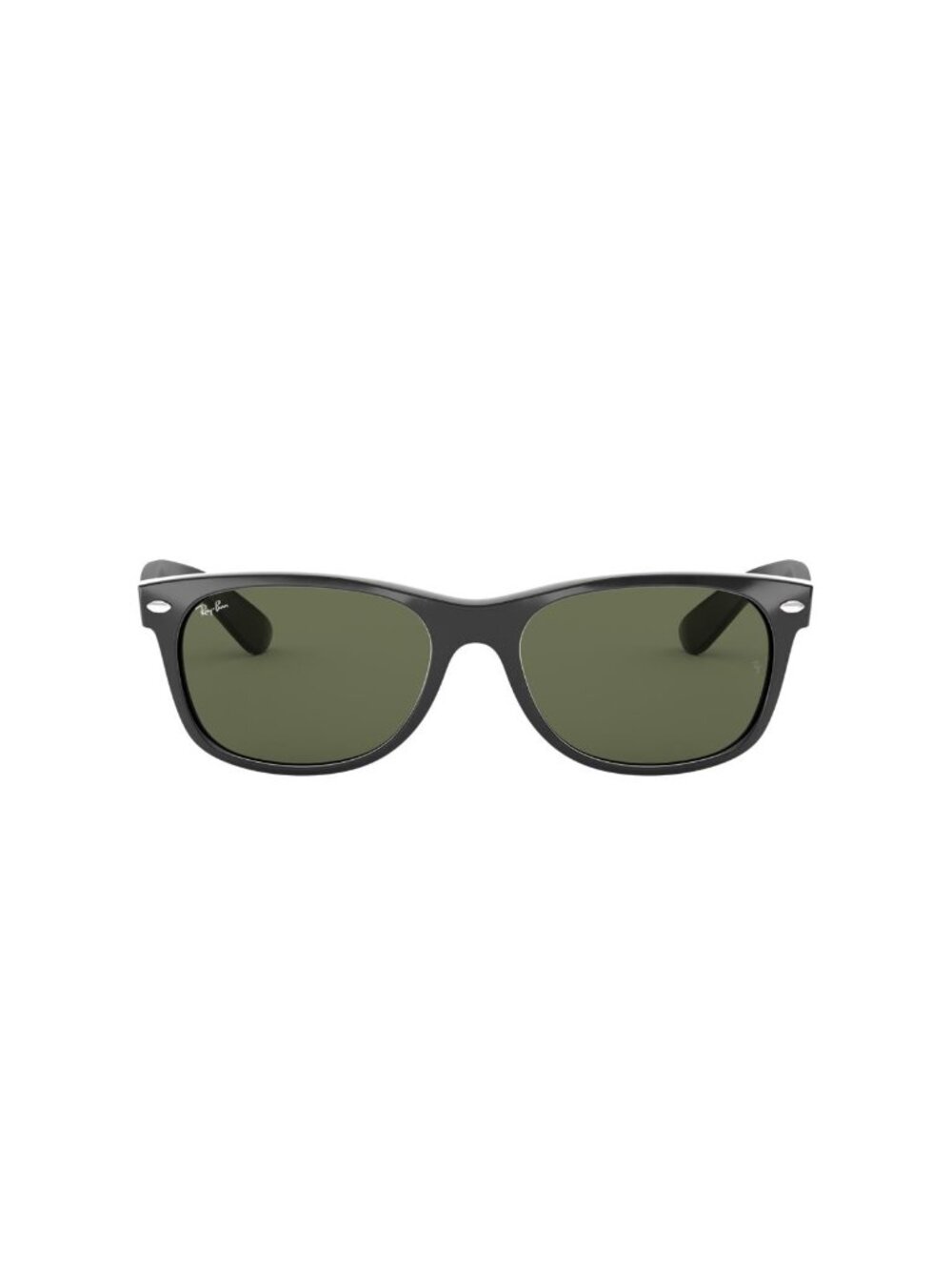 New Ray-Ban Unisex Sunglasses Black Square Green Lens Injected Frame Ray Ban 55
